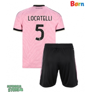 Juventus Manuel Locatelli #5 Replika Babytøj Udebanesæt Børn 2026-27 Kortærmet (+ Korte bukser)